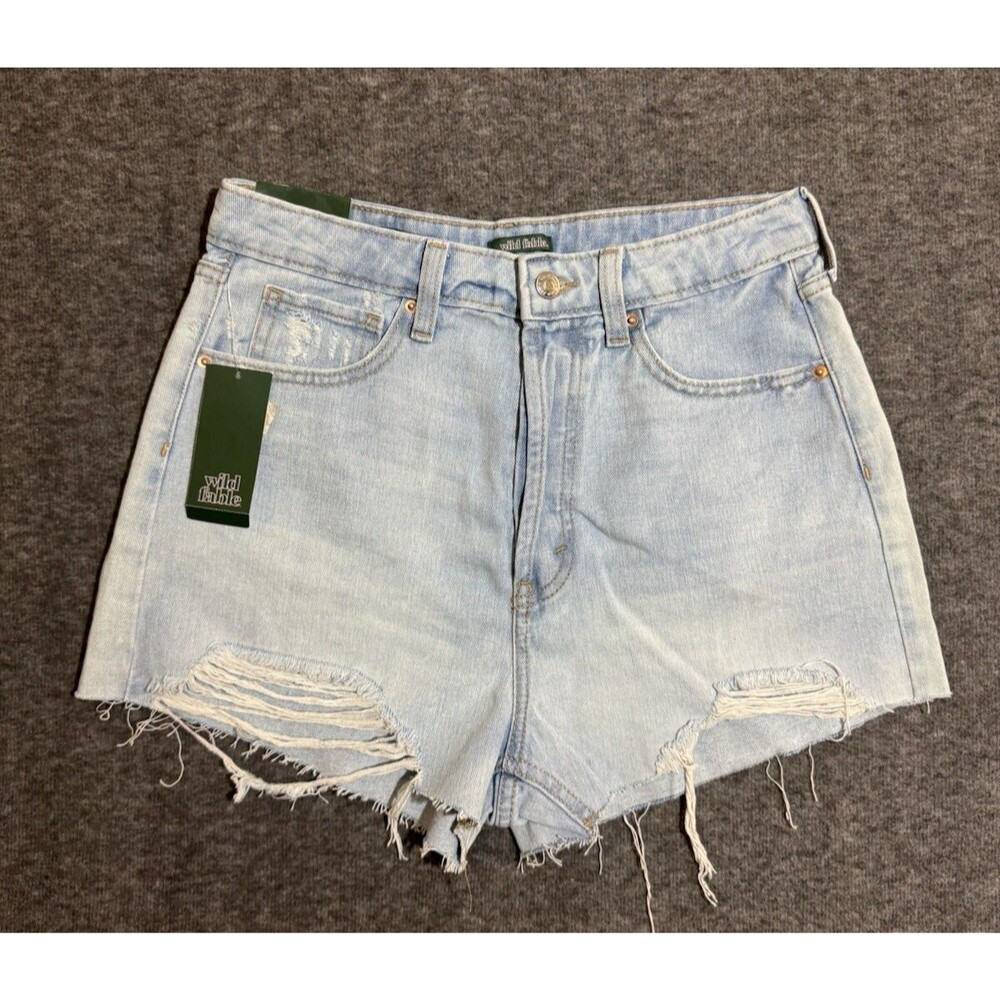 Wild Fable Women’s Shorts Highest Rise Cutoff Light Wash Size 6/28